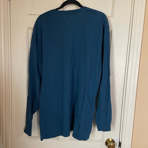 CARHARTT Men's Long Sleeve XL Original Fit T-Shirt Tee Shirt Blue Damaged - Picture 8 of 8